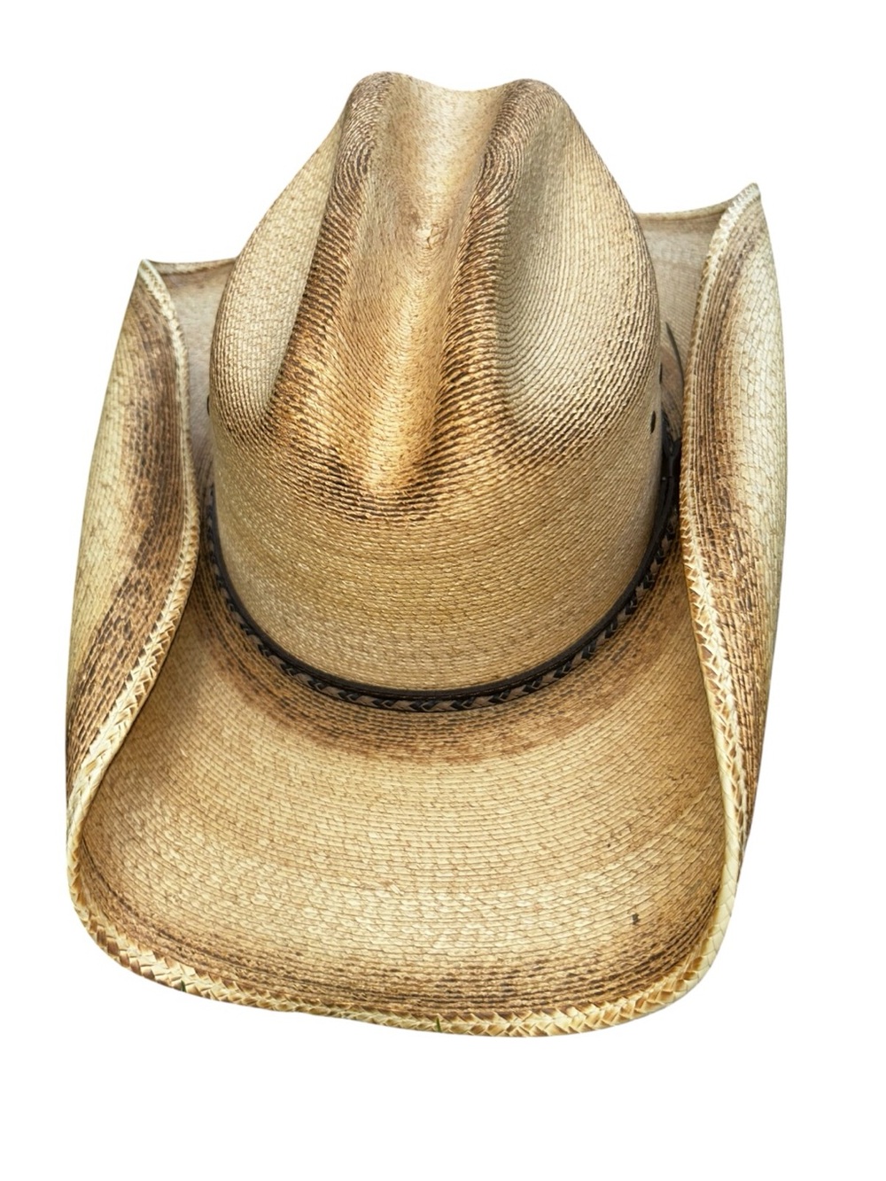 Jason Aldean Collection Straw Cowboy Hat Size 7 1/2 Western Rodeo Made in Mexico